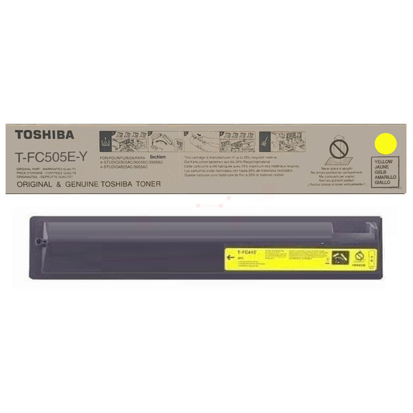 Toshiba 6AJ00000147 T-FC 505 E-Y Toner Yellow
