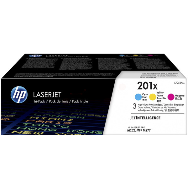 HP CF 253 XM 201X Toner CMY VE 3