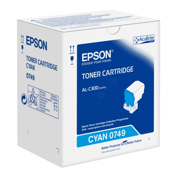 Epson C 13 S0 50749 0749 Toner Cyan