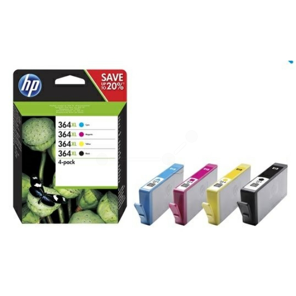 HP N9J74AE 364XL Tinte CMYK VE 4