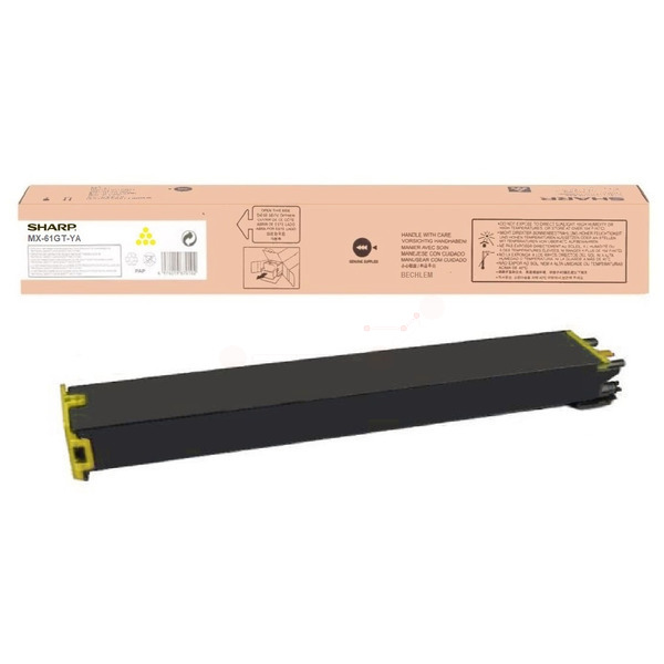 Sharp MX-61 GTYA Toner Yellow