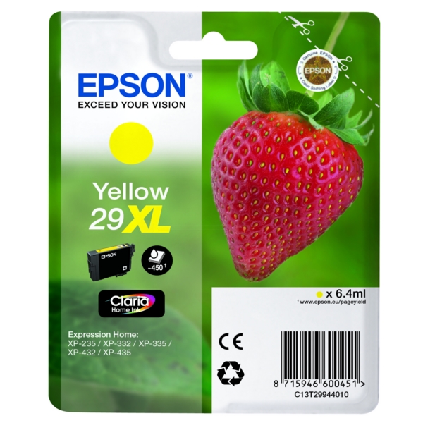 Epson C 13 T 29944010 29XL Tinte Yellow
