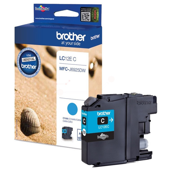 Brother LC-12 E C Tinte Cyan