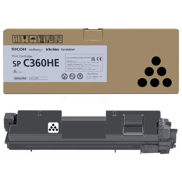 Ricoh 408184 SPC360HE Toner Black