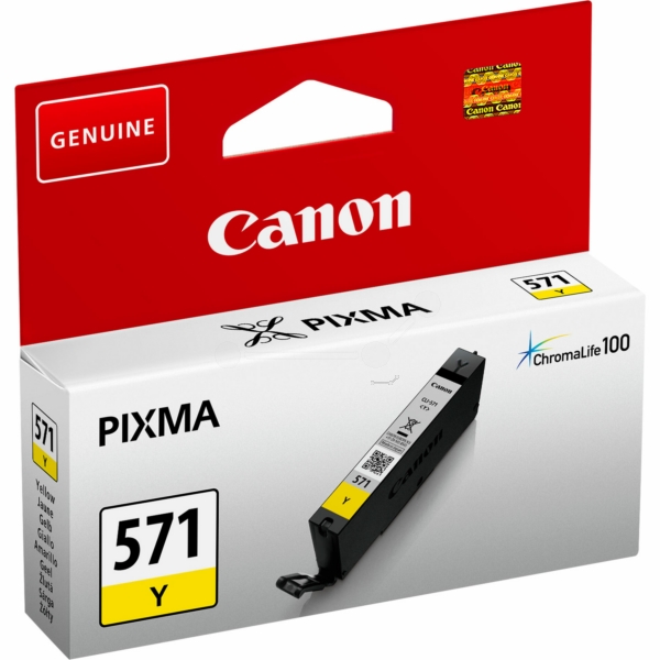 Canon 0388 C 001 CLI-571 Y Tinte Yellow