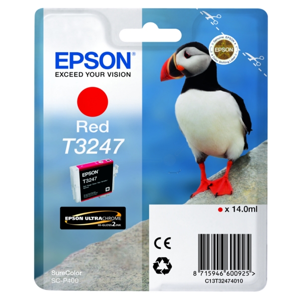 Epson C 13 T 32474010 T3247 Tinte Red