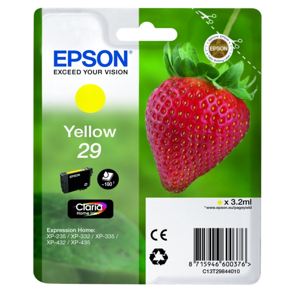Epson C 13 T 29844010 29 Tinte Yellow