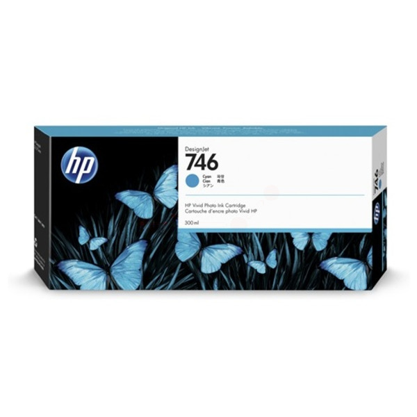HP P2V80A 746 Tinte Cyan