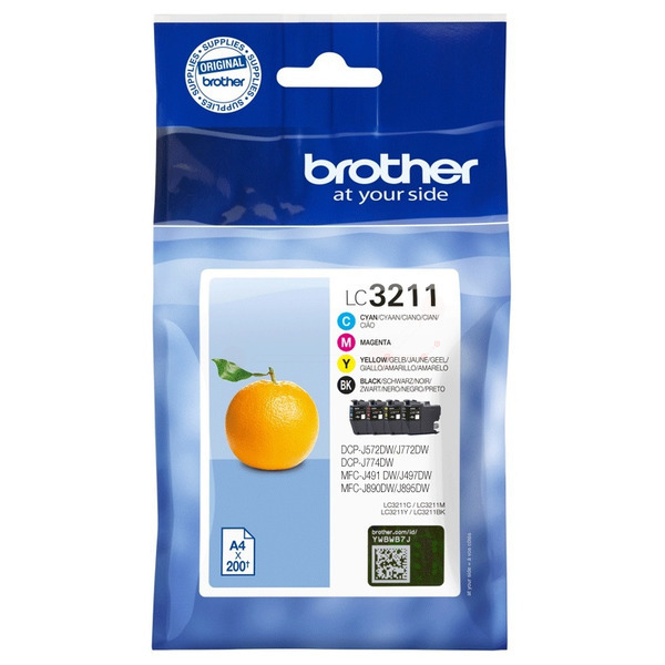 Brother LC-3211 VAL DR Tinte CMYK VE 4