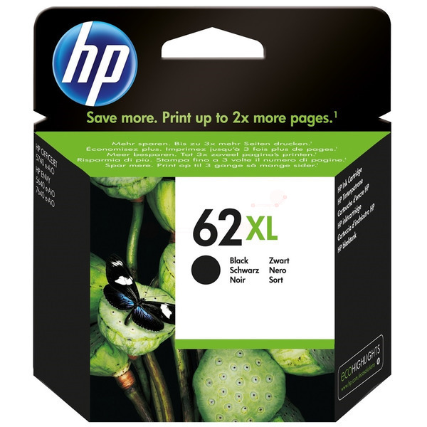 HP C2P05AE 62XL Tinte Black