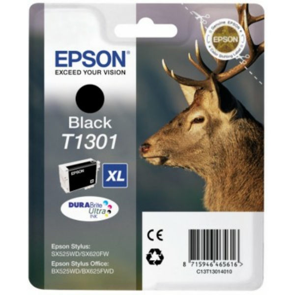 Epson C 13 T 13014012 T1301 Tinte Black