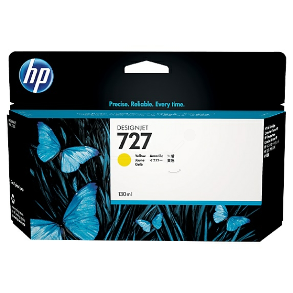 HP F9J78A 727 Tinte Yellow