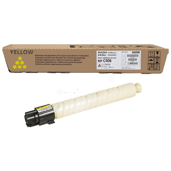 Ricoh 842098 MPC 406 Toner Yellow