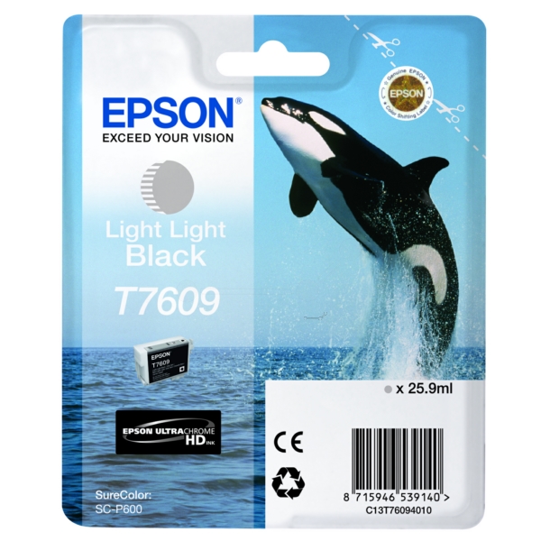 Epson C 13 T 76094010 T7609 Tinte Black