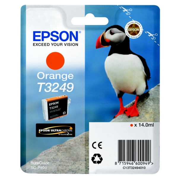 Epson C 13 T 32494010 T3249 Tinte Orange