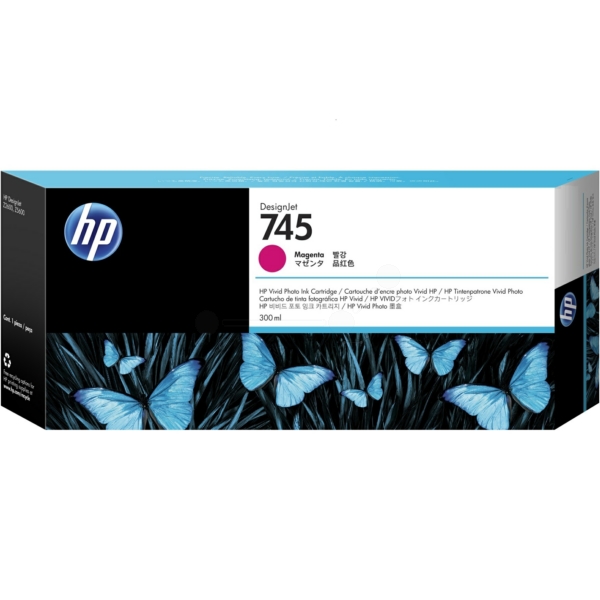 HP F9K01A 745 Tinte Magenta