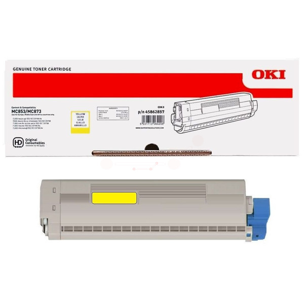 OKI 45862837 Toner Yellow