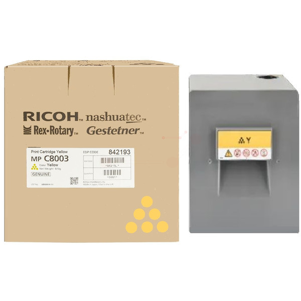 Ricoh 842193 Toner Yellow