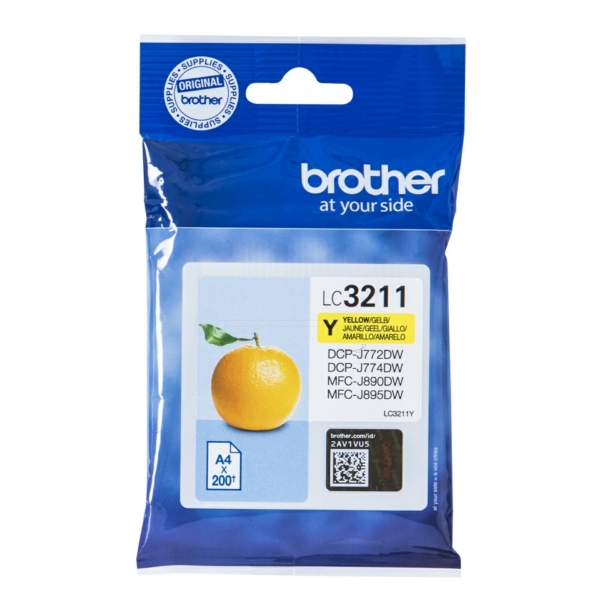 Brother LC-3211 Y Tinte Yellow