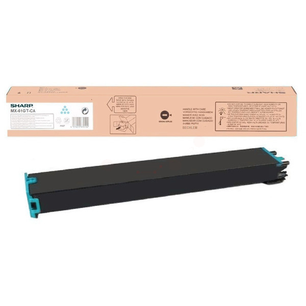 Sharp MX-61 GTCA Toner Cyan