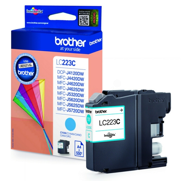 Brother LC-223 C Tinte Cyan