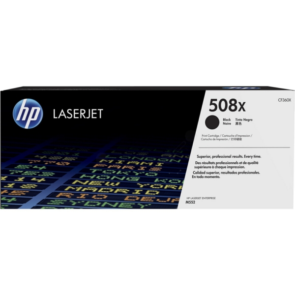 HP CF 360 X 508X Toner Black