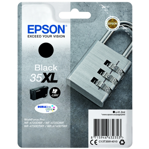 Epson C 13 T 35914010 35XL Tinte Black