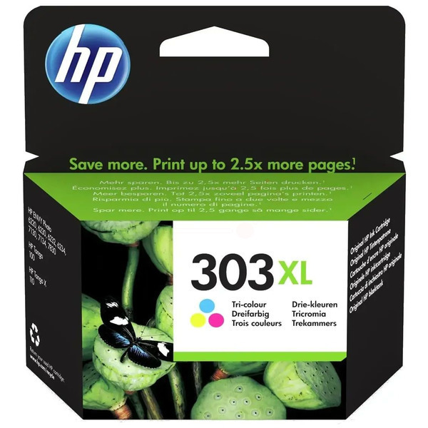 HP T6N03AE 303XL Tinte Color