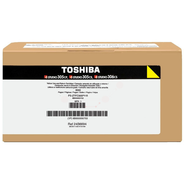 Toshiba 6B000000753 T-305PY-R Toner Yellow