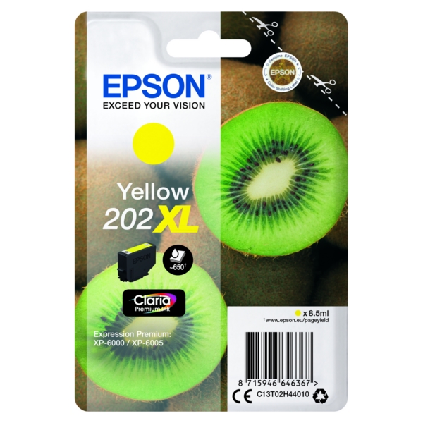 Epson C 13 T 02H44010 202XL Tinte Yellow