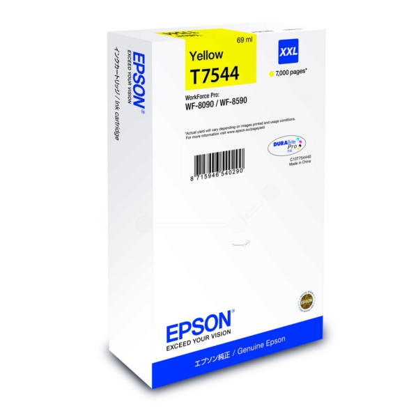 Epson C 13 T 754440 T7544 Tinte Yellow