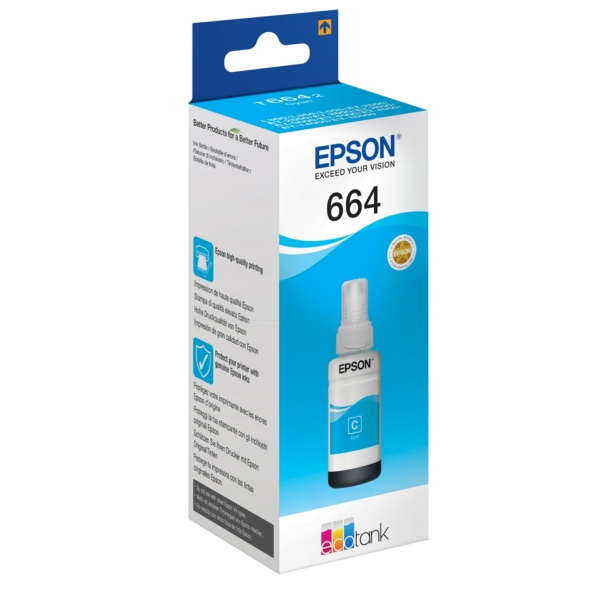 Epson C 13 T 664240 664 Tinte Cyan