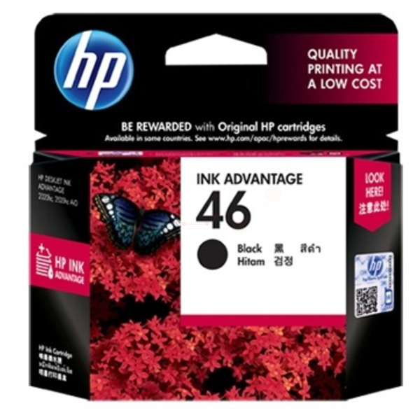 HP CZ 637 AE 46 Tinte Black