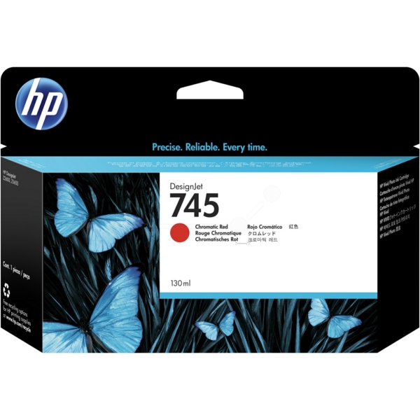 HP F9K00A 745 Tinte Red