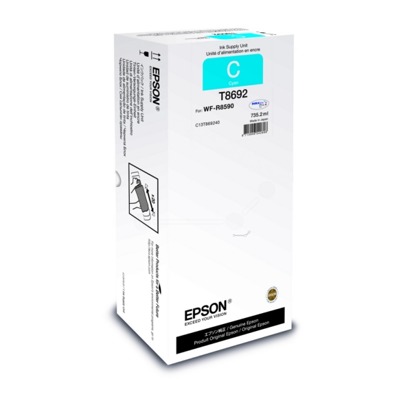 Epson C 13 T 869240 T8692 Tinte Cyan