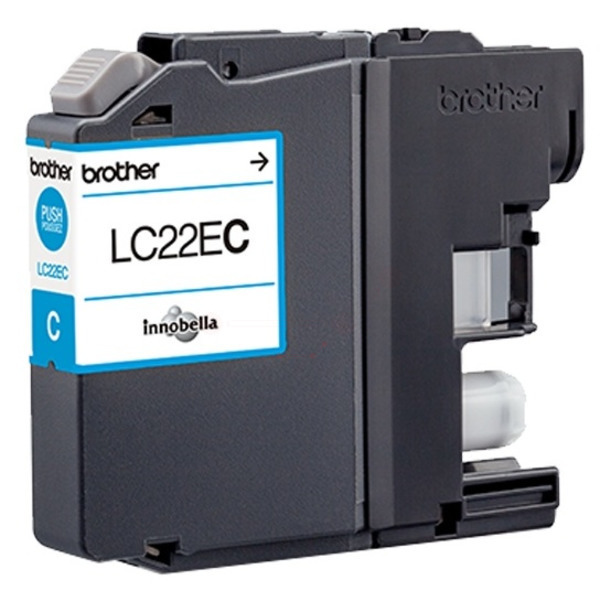Brother LC-22 E C Tinte Cyan