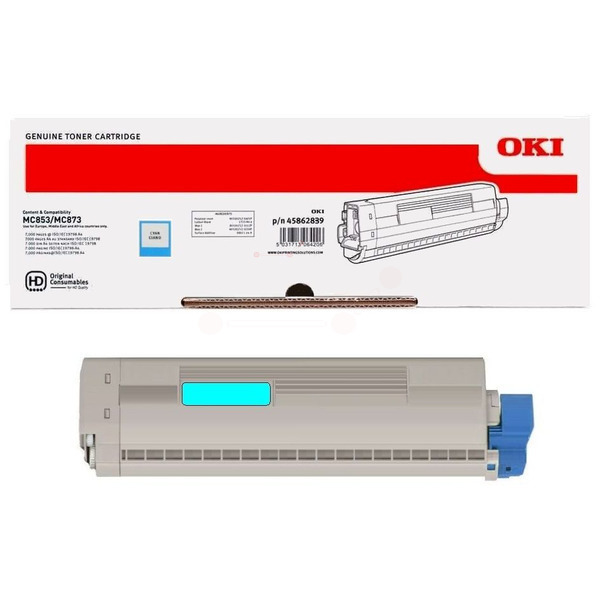 OKI 45862839 Toner Cyan