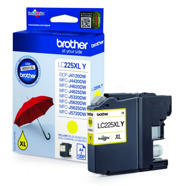 Brother LC-225 XL Y Tinte Yellow