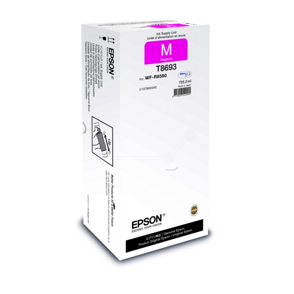 Epson C 13 T 869340 T8693 Tinte Magenta