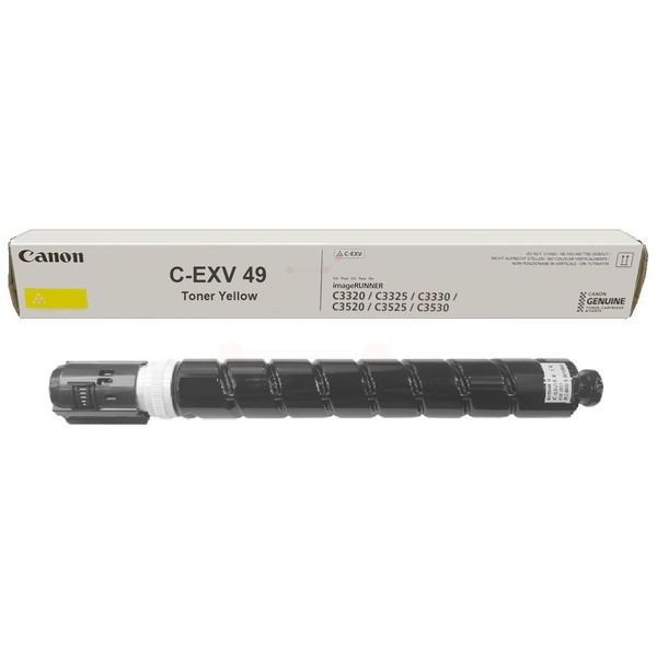 Canon 8527 B 002 C-EXV 49 Toner Yellow