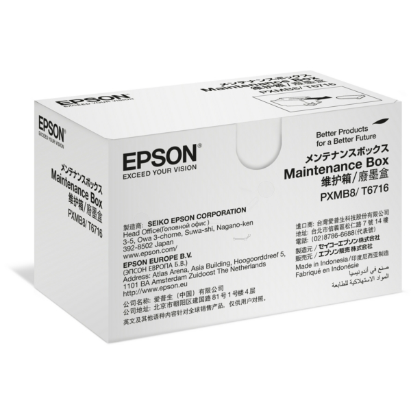 Epson C 13 T 671600 T6716 Resttintenbehälter No Color