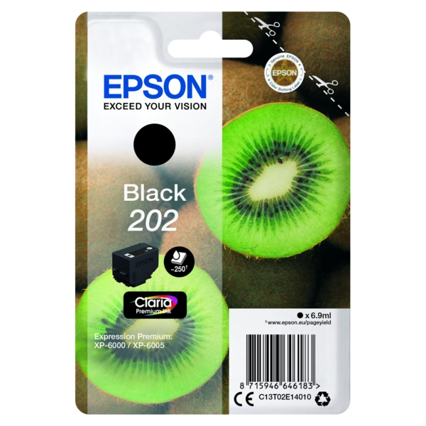 Epson C 13 T 02E14010 202 Tinte Black
