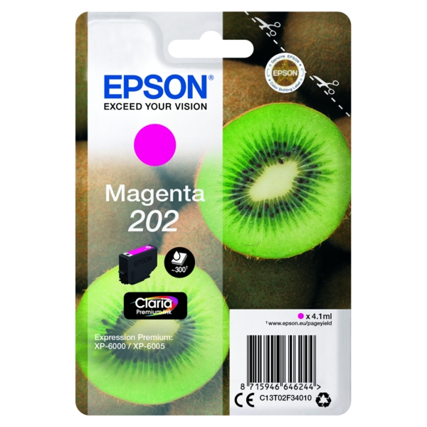 Epson C 13 T 02F34010 202 Tinte Magenta