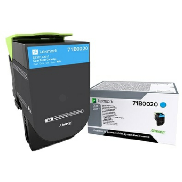 Lexmark 71B0020 Toner Cyan