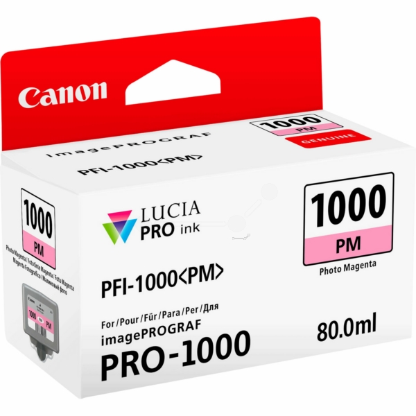 Canon 0551 C 001 PFI-1000 PM Tinte Photo Magenta