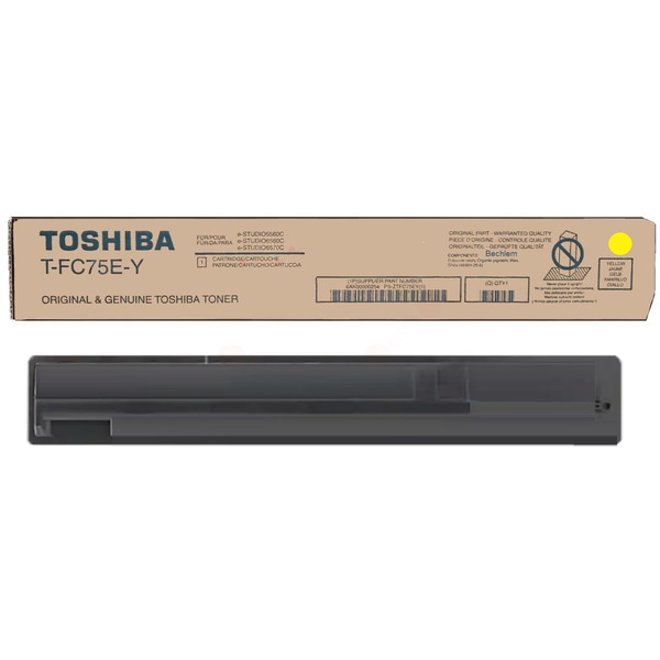 Toshiba 6AK00000254 T-FC 75 EY Toner Yellow
