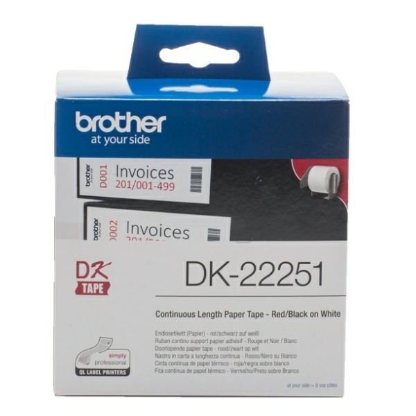 Brother DK22251 P-Touch Etiketten K + W + R