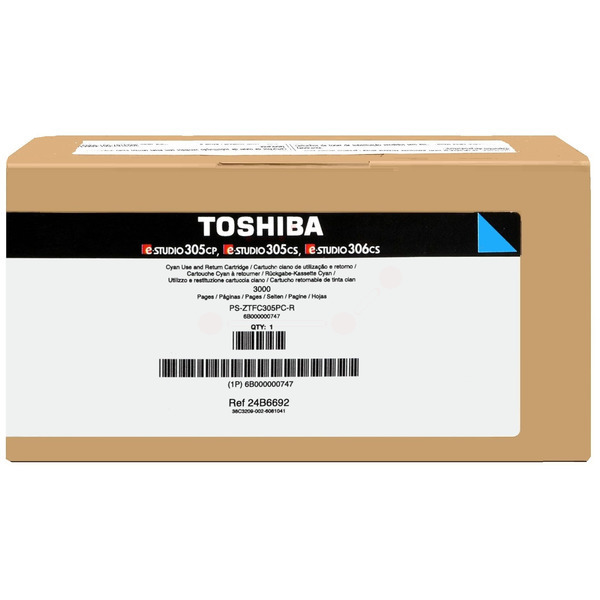 Toshiba 6B000000747 T-305PC-R Toner Cyan