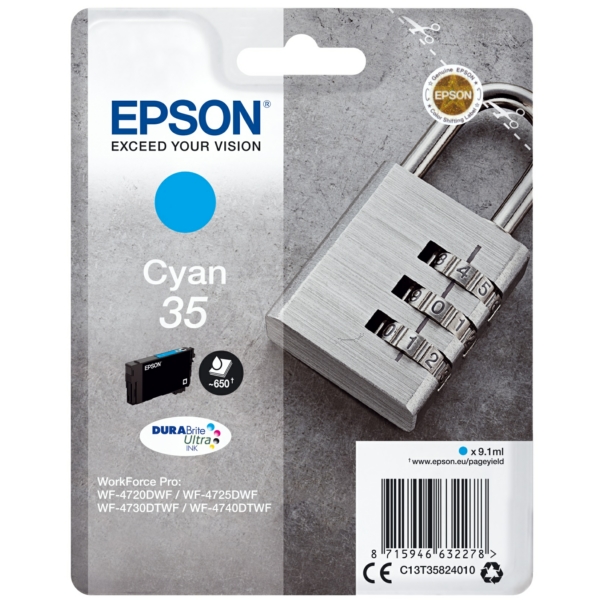 Epson C 13 T 35824010 35 Tinte Cyan