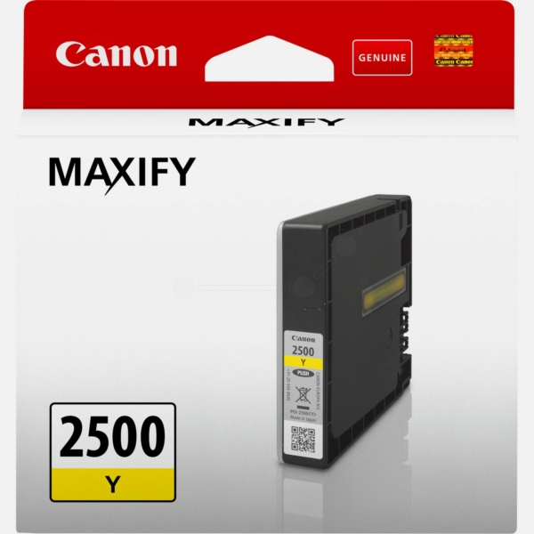 Canon 9303 B 001 PGI-2500 Y Tinte Yellow